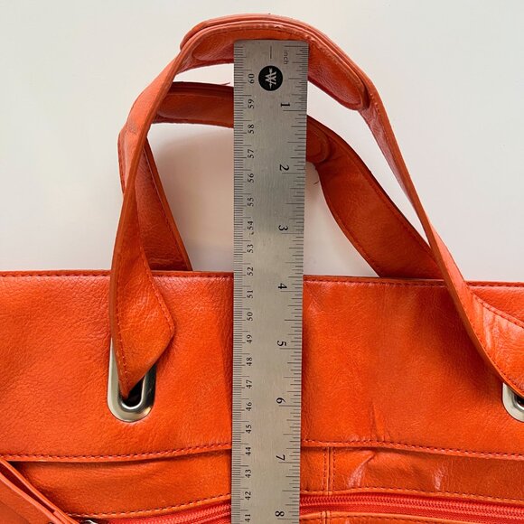 Elite Models Fashion Hobo Bag Orange - Picture 9 of 10